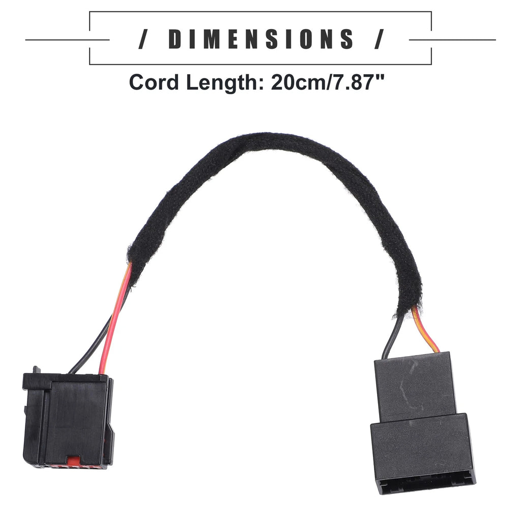 USB Media Hub Power Harness Adapter for Ford Plastic (Black) (2011–2018)
