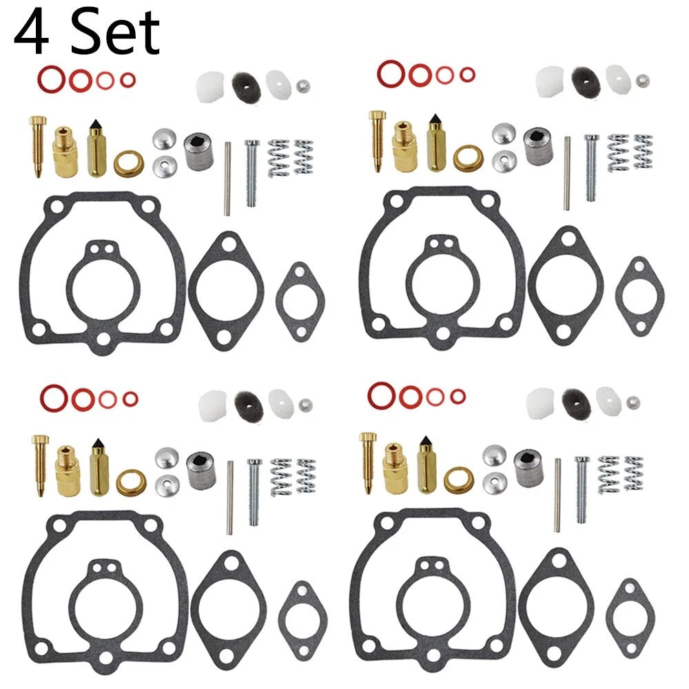 Set of 4 Carburetor Repair Kits for International IH Farmall Super H M W4 O4 W6 O6