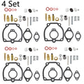 Set of 4 Carburetor Repair Kits for International IH Farmall Super H M W4 O4 W6 O6