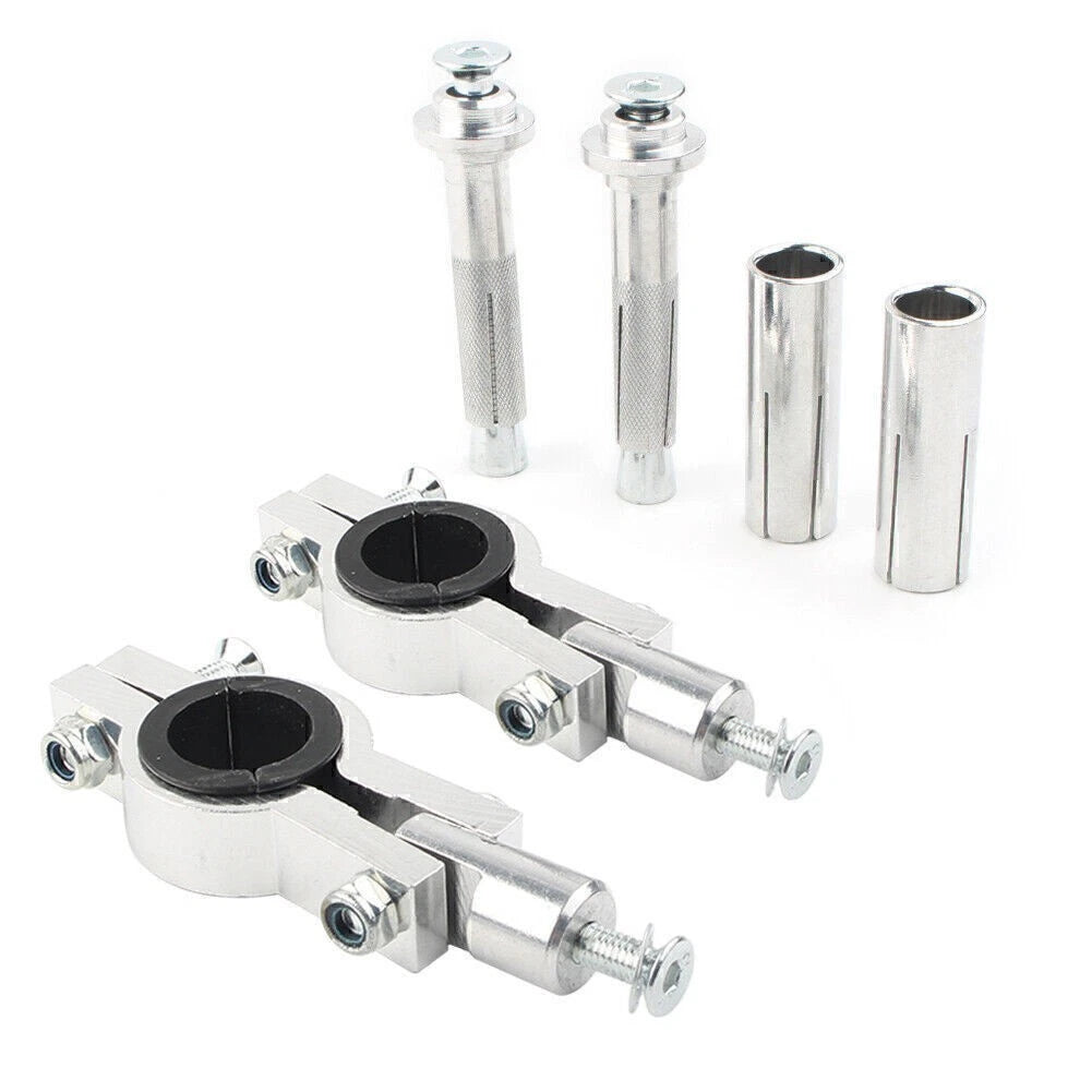 Handlebar Hand Guard Bracket Mount for Motorcycle (22mm/28mm) Set of 4