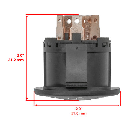 Rotary Ignition Switch Replacement for John Deere X105 X106 X107 (2016–2018)