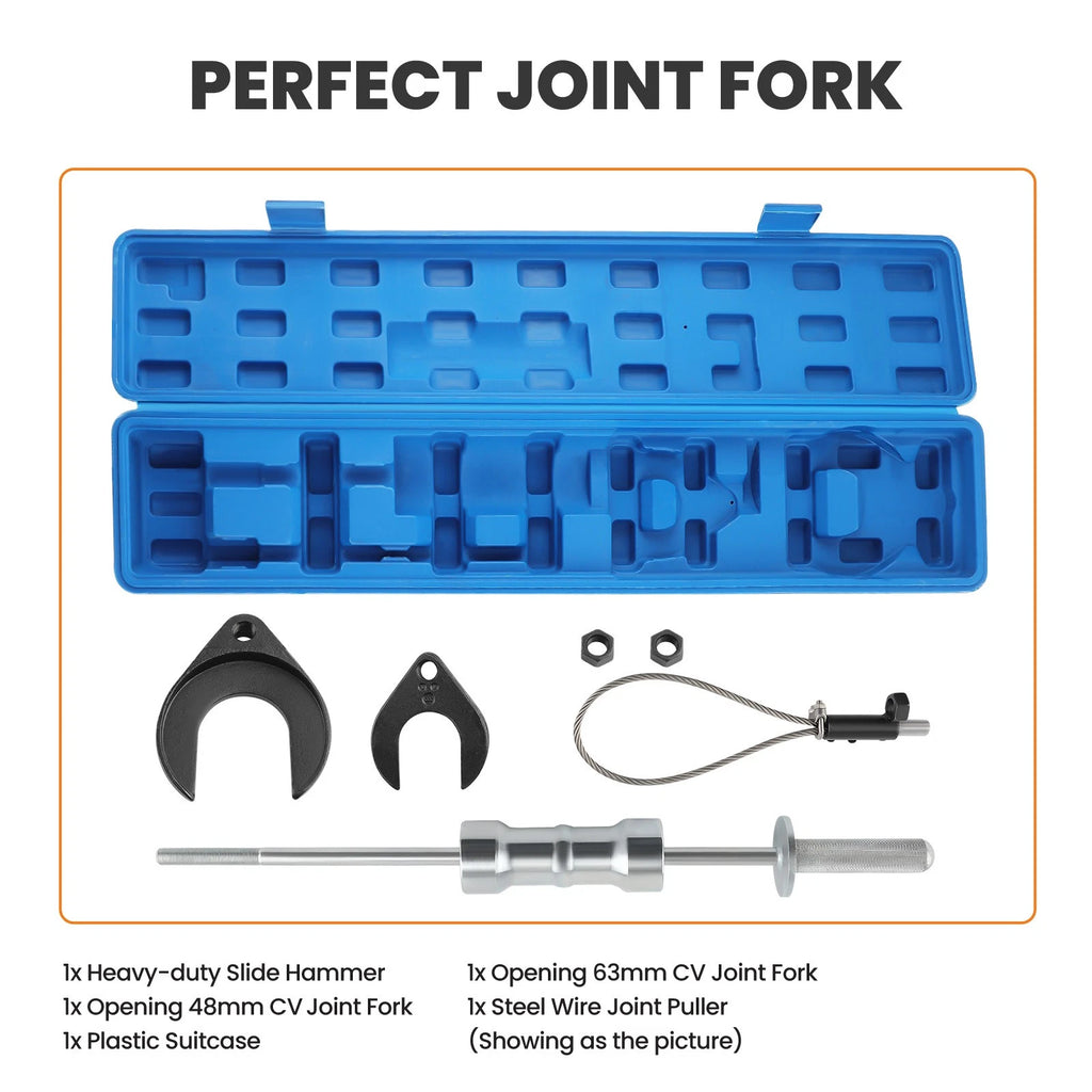 Inner CV Joint Puller Slide Hammer Set for Front Wheel Drive Axles