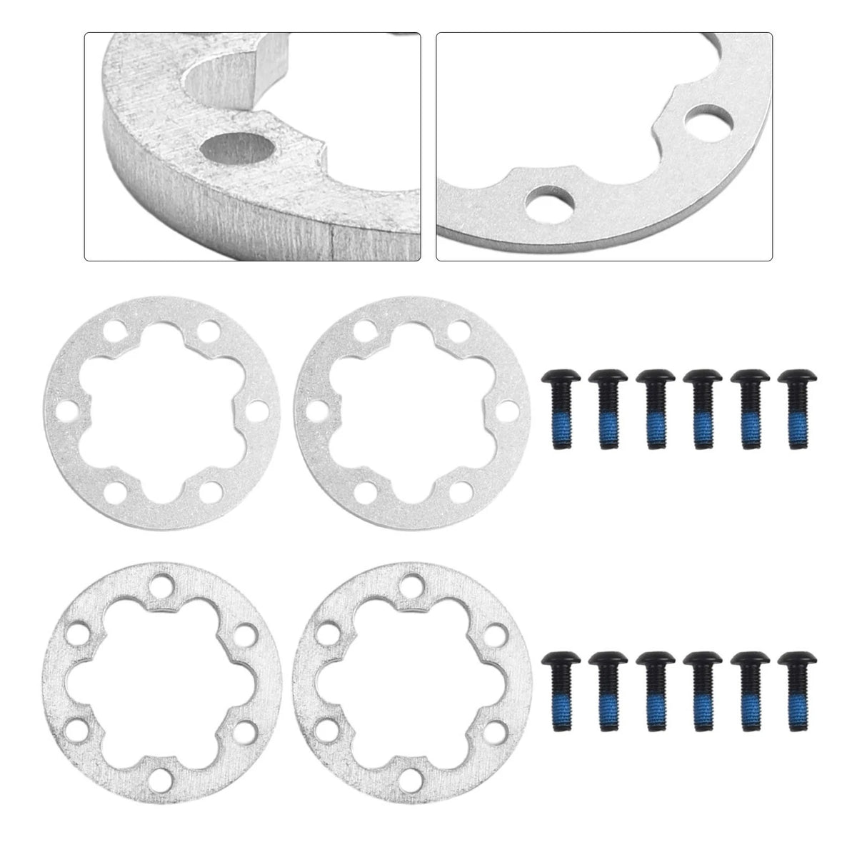 6-Hole Disc Washer Brake Gasket Spacer for Various Makes and Models