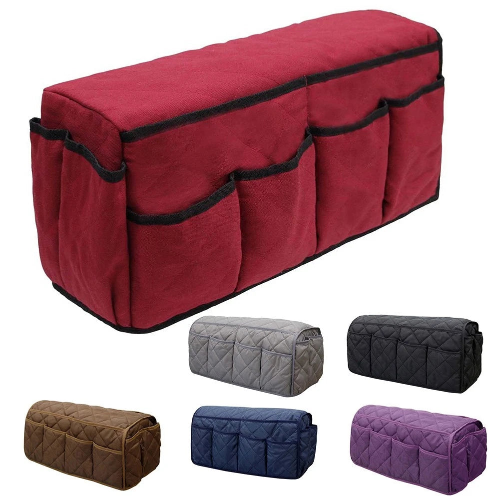 Waterproof Armchair Caddy Organizer with Non-Slip Feature