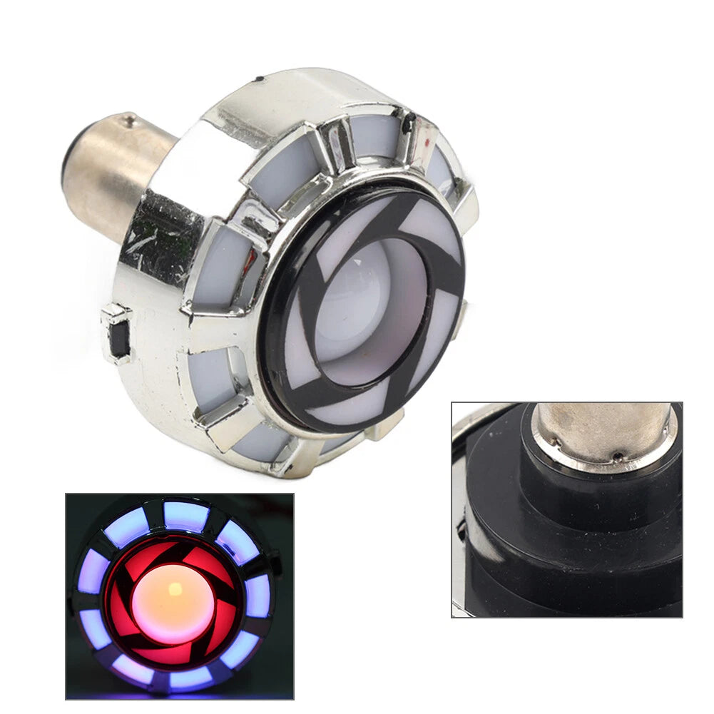 LED Headlight Tail Brake Rear Light for Motorcycle (12V, 1pc)