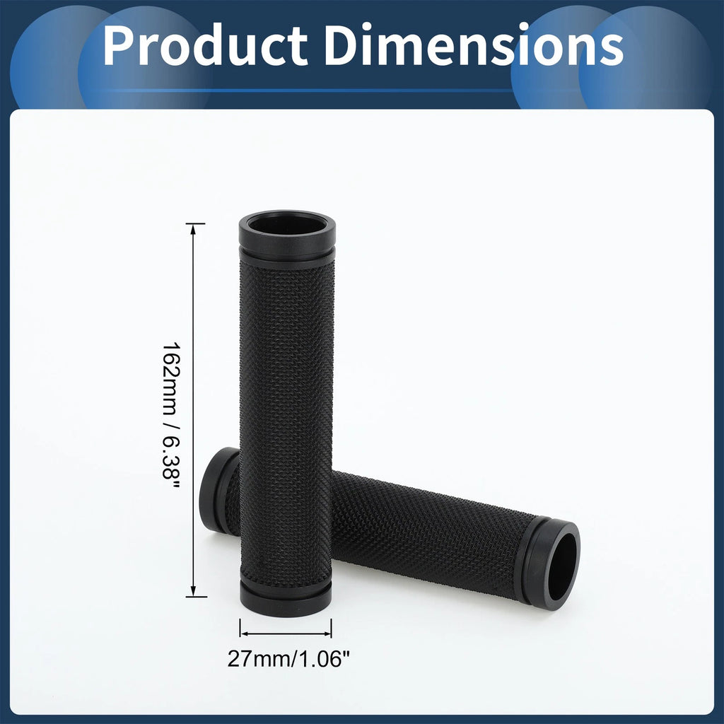 Bike Handlebar Grips 162mm End Protector Rubber Non-Slip for Universal (All Years)
