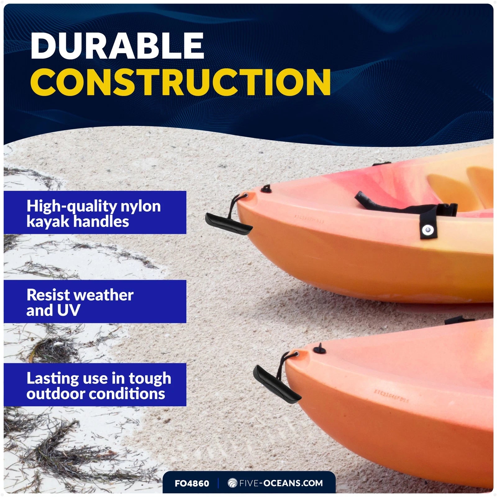 2X Heavy-Duty Kayak Handles for Five Oceans (FO4860)