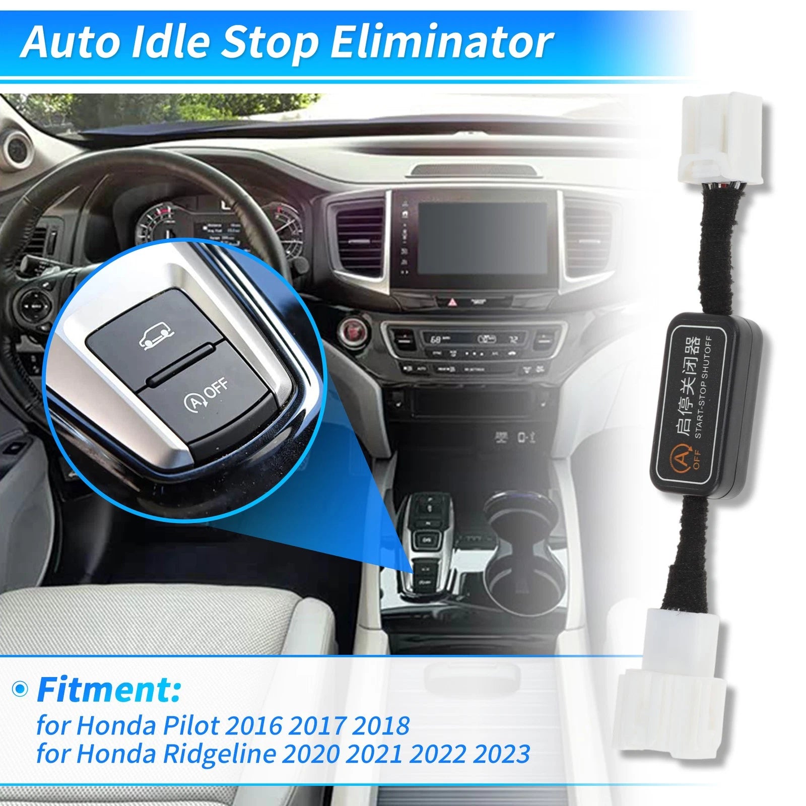 Idle Stop Eliminator for Honda Pilot Auto Start Stop Disable (2016–2018)