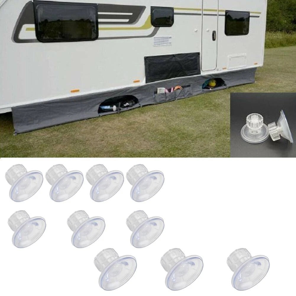 10pcs Awning Suction Cup Fixed Pad for Caravan RV (Multi-purpose)