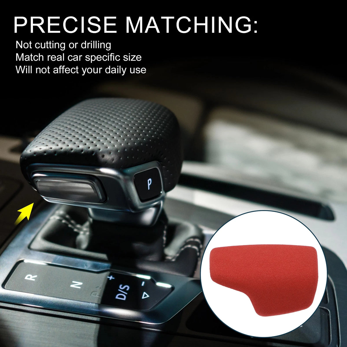 Gear Shift Knob Cap Cover for Audi A4 B9 A5 Q5 Q5L A6 Q7 (2017–2022)