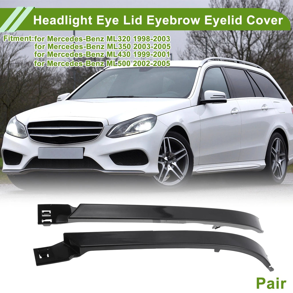 Headlight Eyebrow Cover Replacement for Mercedes-Benz ML320 (1998–2004)
