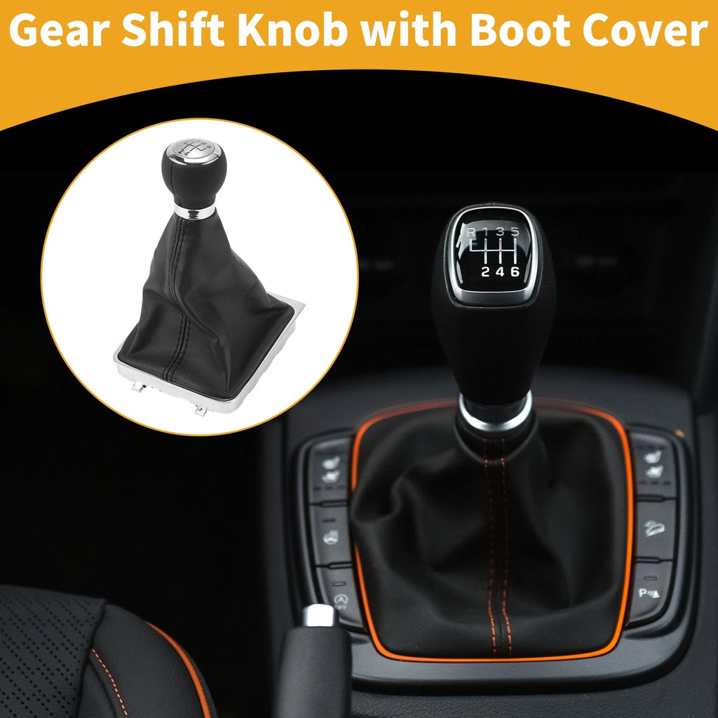Gear Shift Knob with Cover Replacement for VW Passat (2006–2010)