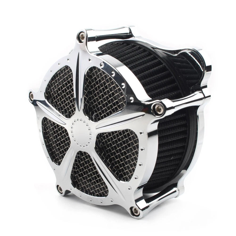 Chrome Air Cleaner Filter for Harley Glide Touring FLHR FLHT FLHX (2008–2016)