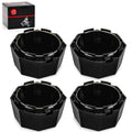 Set of 4 Matte Black Hub Cap Covers for Polaris Sportsman 570 (2015–2025) 5451374-458