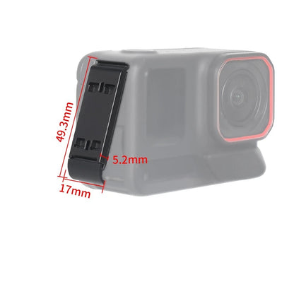 Protective Battery Cover for Insta360 Pro2 (2017–2023) Aluminum Alloy Black