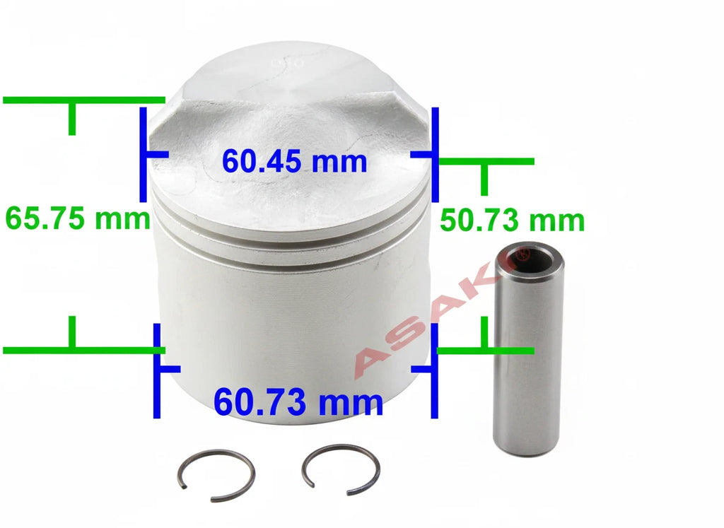 Piston Kit 0.020 + Piston Ring for OMC Johnson Evinrude 9.9, 15HP