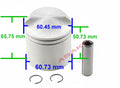 Piston Kit 0.020 + Piston Ring for OMC Johnson Evinrude 9.9, 15HP
