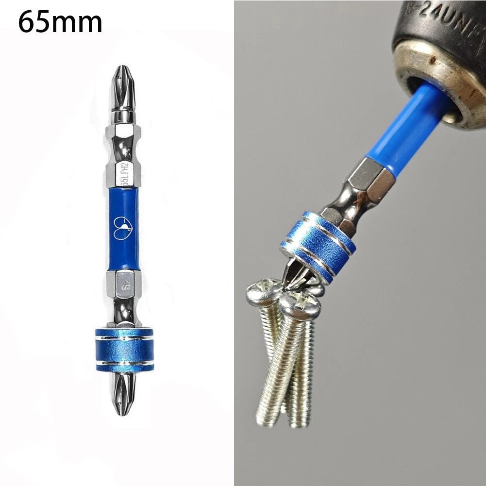 Double-Sided Magnetic Cross Head Screwdriver Bit for Impact Drivers
