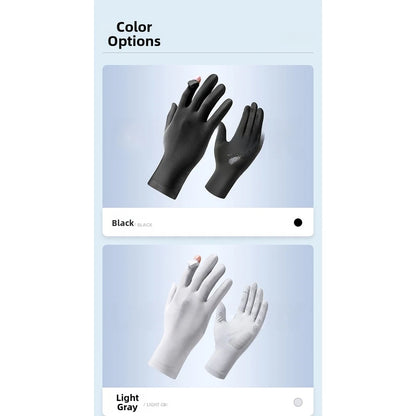 Lightweight Stretch Cycling Gloves for Universal Fit (UPF50+, Touchscreen Ready)