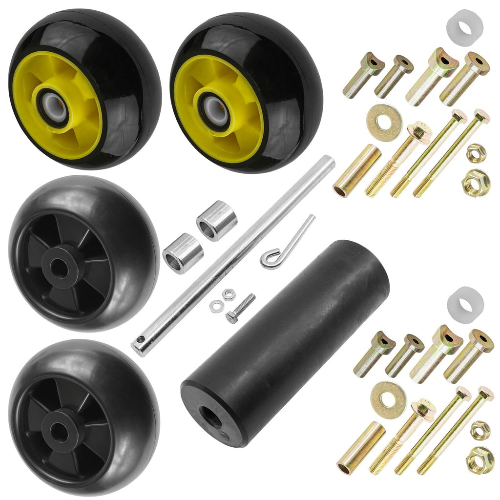 Deck Wheel Rollers Replacement for John Deere 120 140 300 312 314 316 (1972–1993)