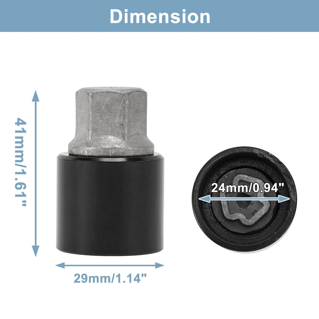 Wheel Lock Lug Nut for Mercedes-Benz (Locking Nut Key Socket Removal Tool)