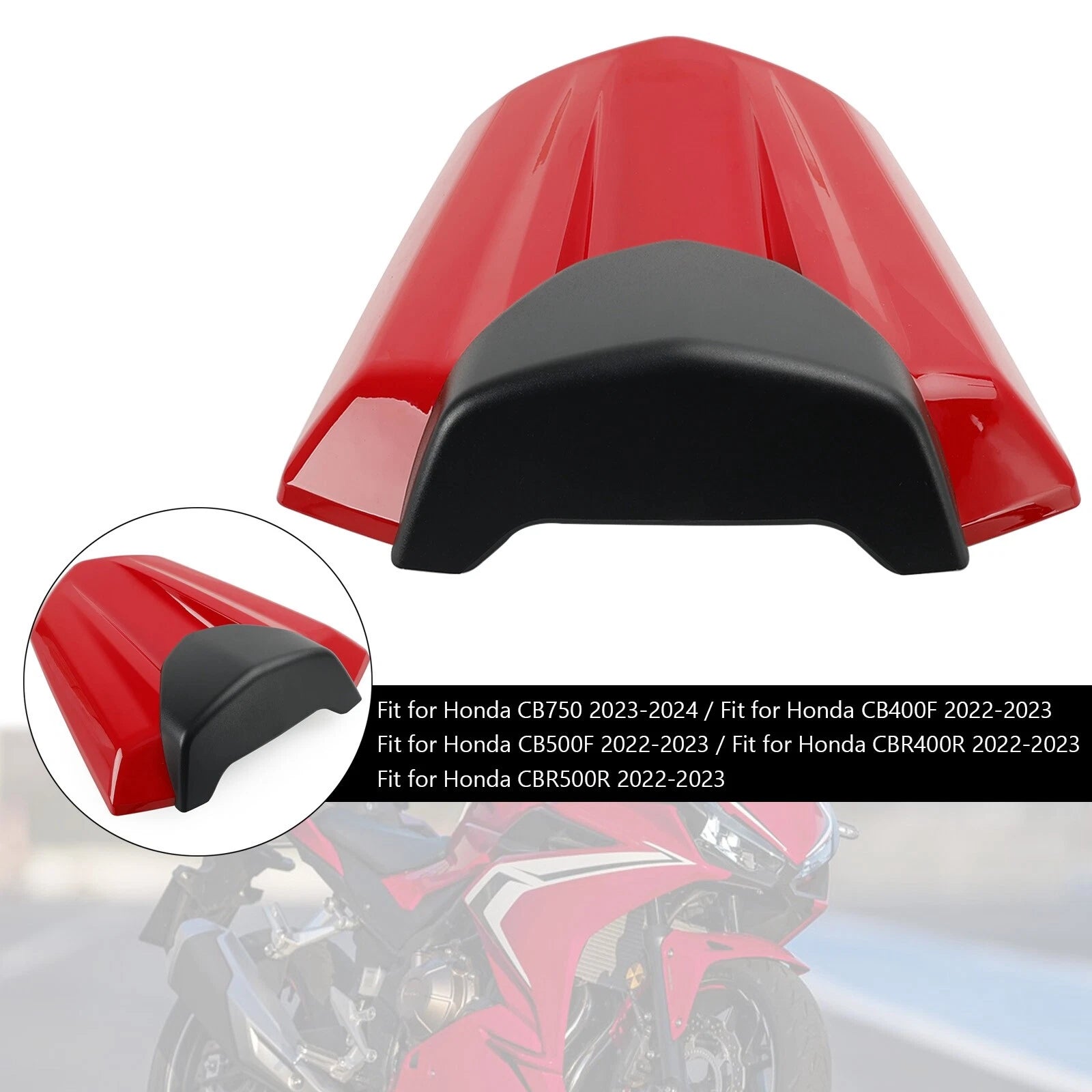 Rear Tail Seat Fairing Cover for Honda CB400F CB500F CBR400R CBR500R (2022–2023)