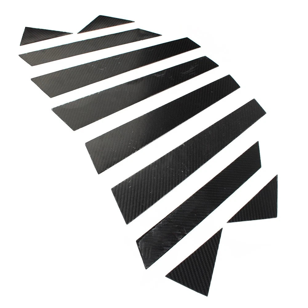 10Pcs B Pillar Post Cover Trim for Audi A4 (2017–2022)