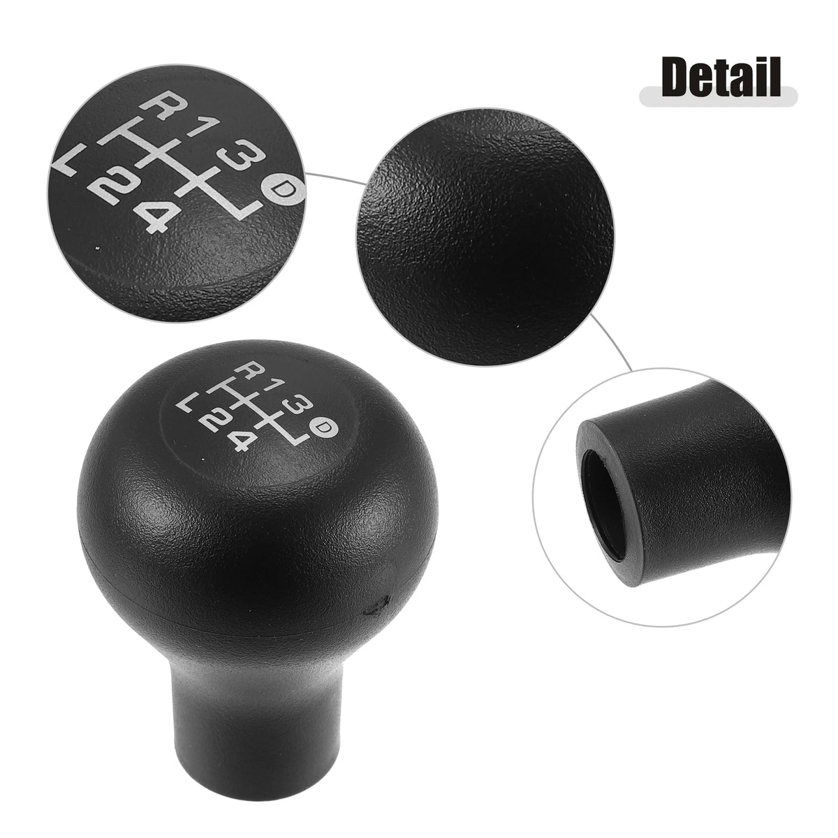 6 Speed Manual Gear Shift Knob for Ford F-150 (2015–2023) Black