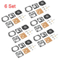 6X Carburetor Gasket Kit for Husqvarna 350 346 (Walbro K22-HDA)