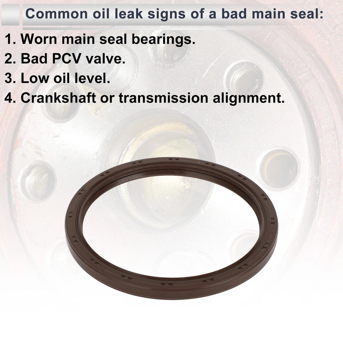 Rear Crankshaft Oil Seal Replacement for Mitsubishi L200 2.5 (2006–2016)