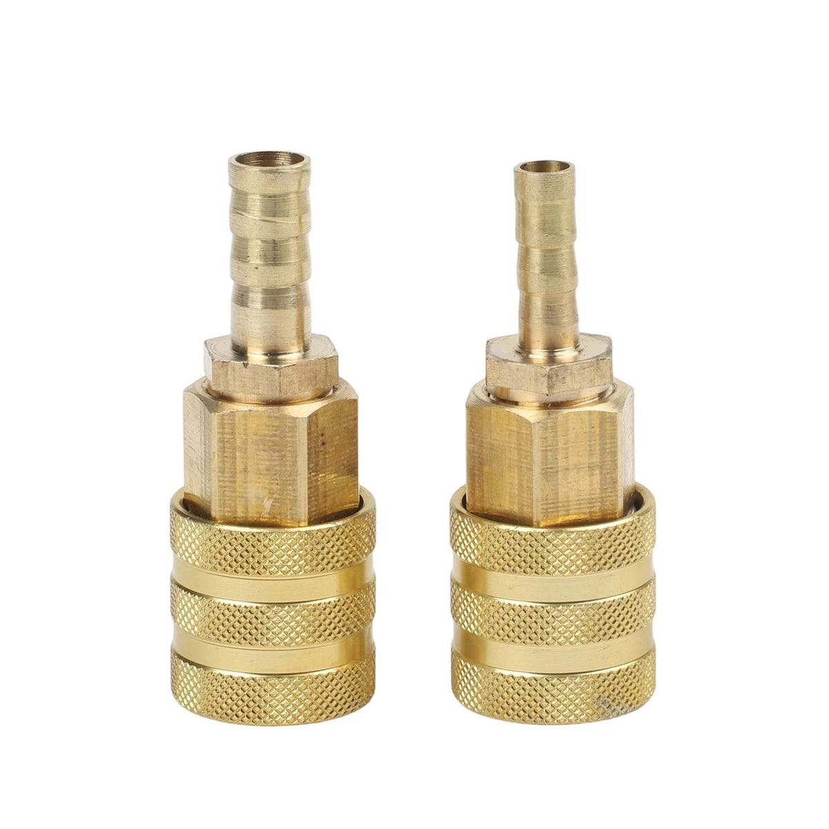 2X Brass 6mm 8mm Tire Valve Connector Quick Connect Clip for Car Pump