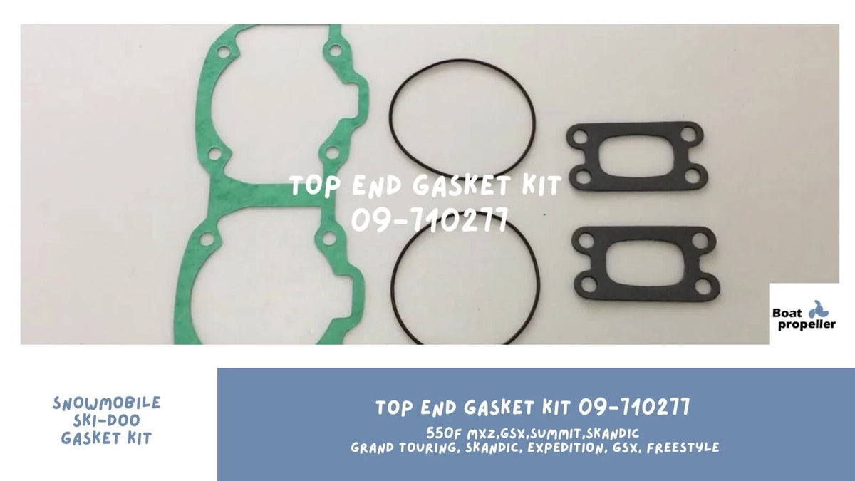 Top End Gasket Kit 09-710277 for Ski-Doo MXZ, GSX, Summit, Skandic (2000–2023)