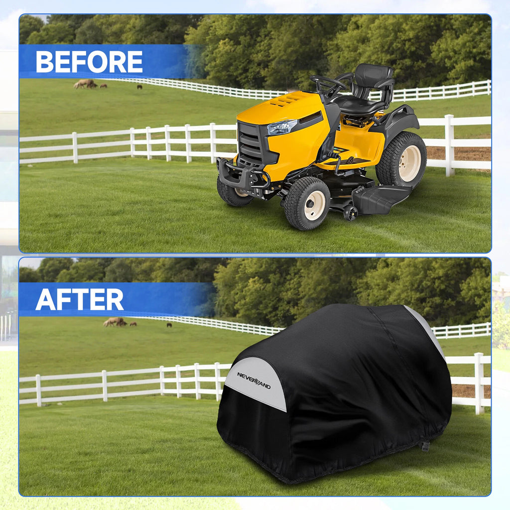 72" Waterproof Riding Lawn Mower Tractor Cover - Sun Dust Protector