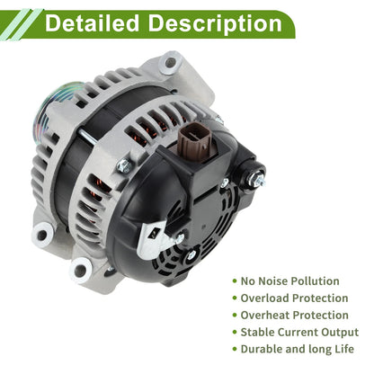 Alternator for Honda Civic (2006–2011) 2.0L 105A 12V No.31100RTA003
