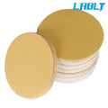 100 Pcs 5" 320 Grit Hook Loop Sanding Discs NO-Hole