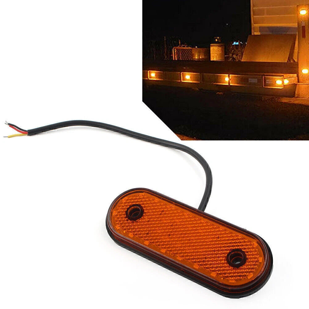 30 LED Oval Side Marker Indicator Light for Trailer Truck