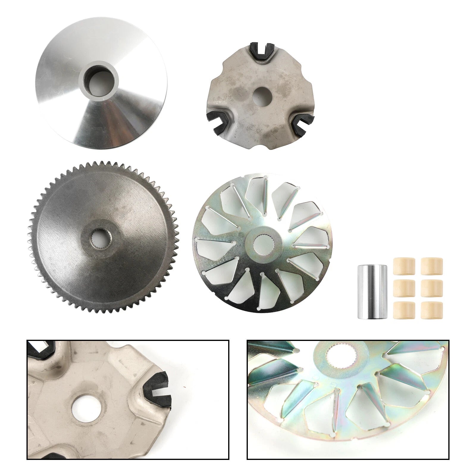 Front Clutch Variator Pulley Set 22102-KZL-930 for Honda NHX110 Lead110 (2008–2013)
