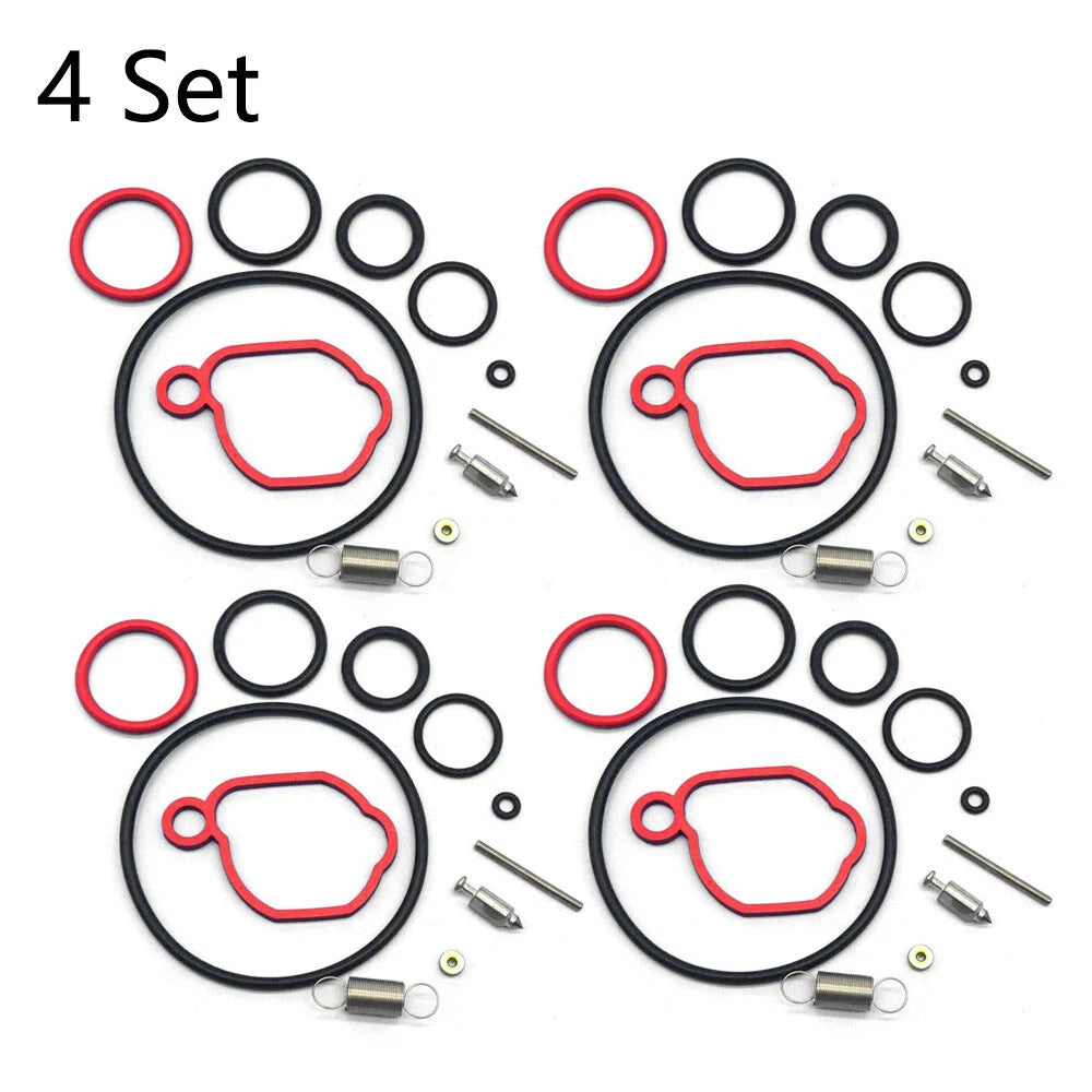 Set of 4 Carburetor Rebuild Kits for B&S 590589, 08P502, 093J02, 09P602
