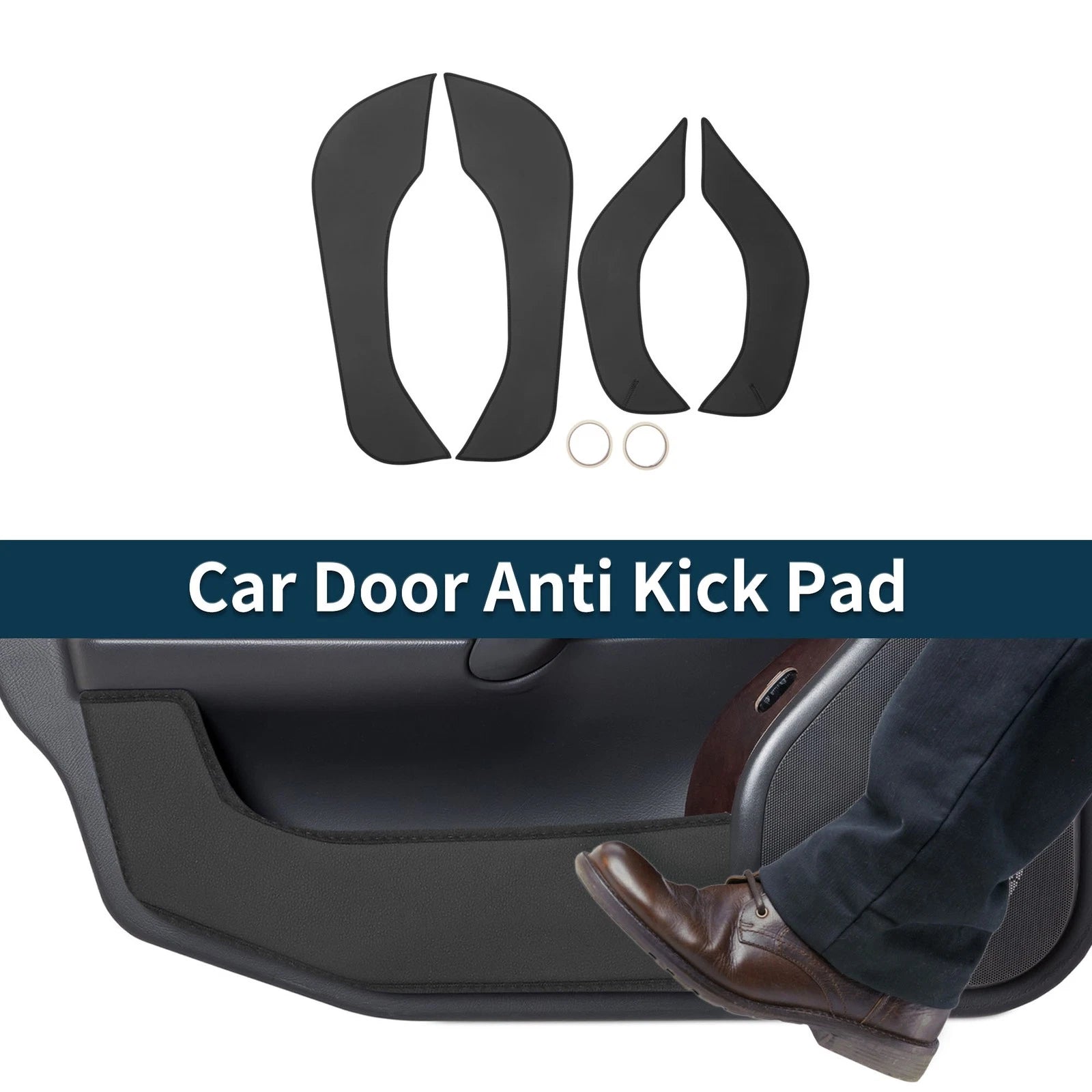 Door Anti Kick Pad Protector Sticker Set for Hyundai Tucson IX35 (2010–2023)