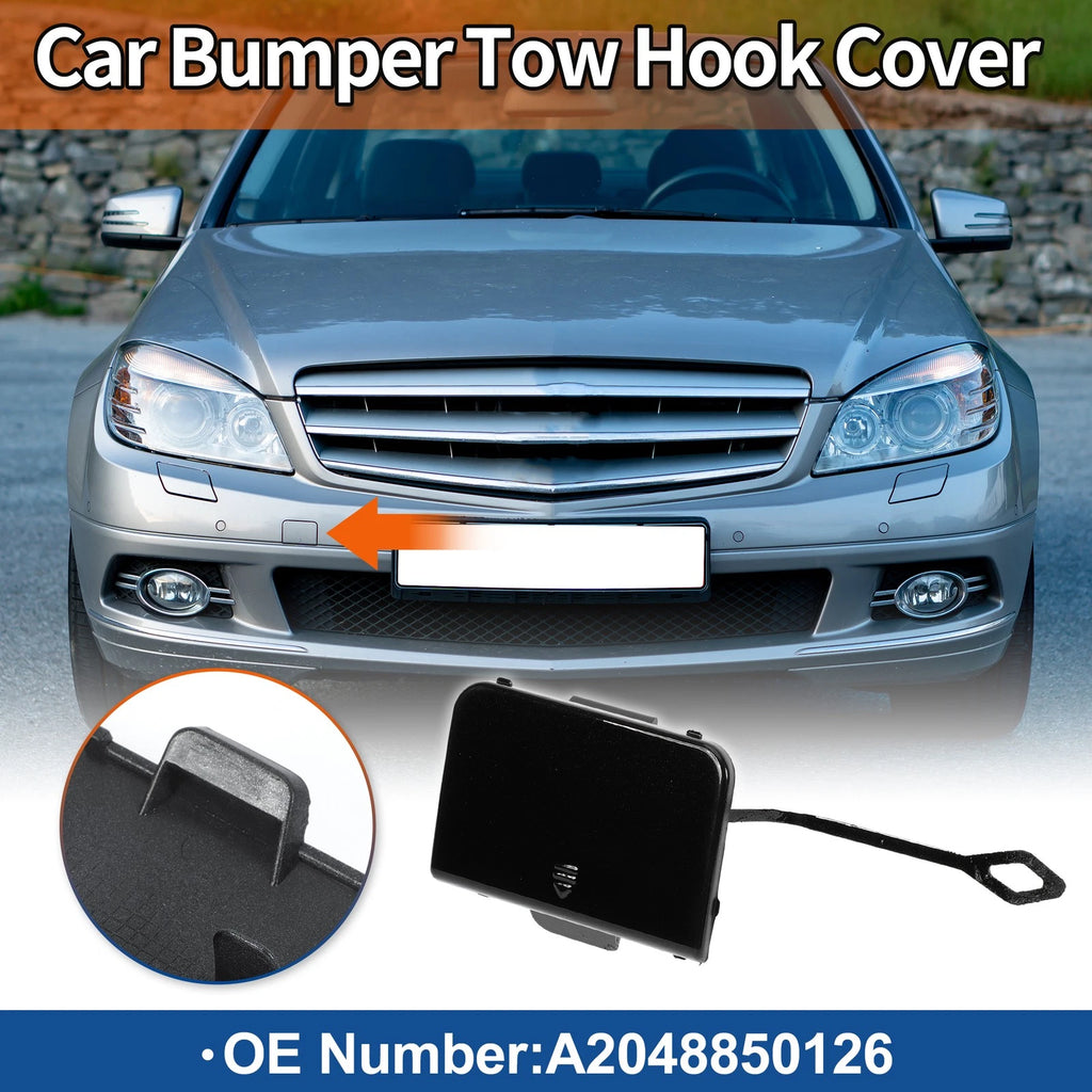 Front Right Tow Hook Cover for Mercedes Benz C Class W204 Sport (2012–2014)