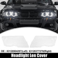 Headlight Lens Cover Front Pair for BMW 3 Series E46 (1998–2002)