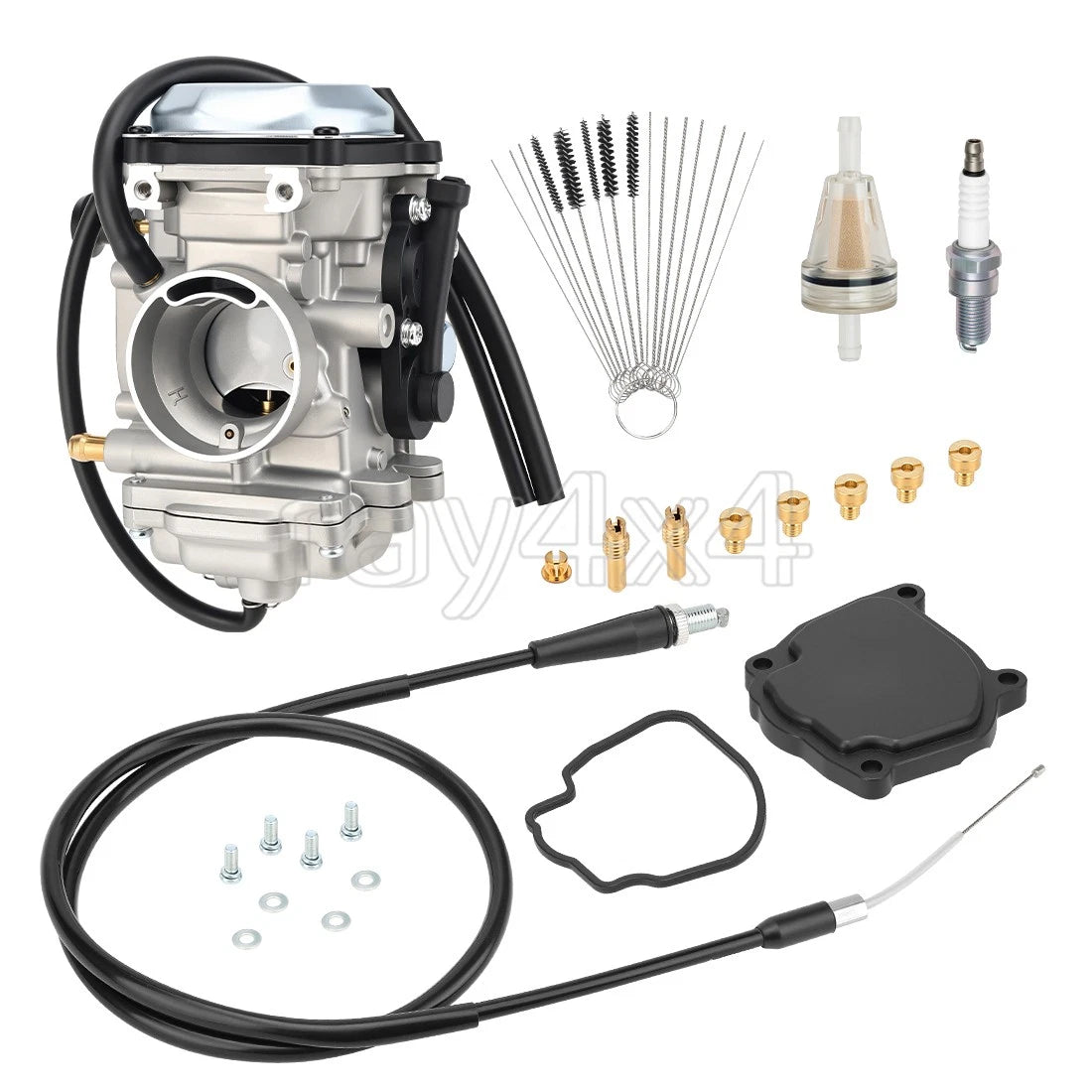 Carburetor w/Throttle Cable for Yamaha Bear Tracker 250 (1999–2004)