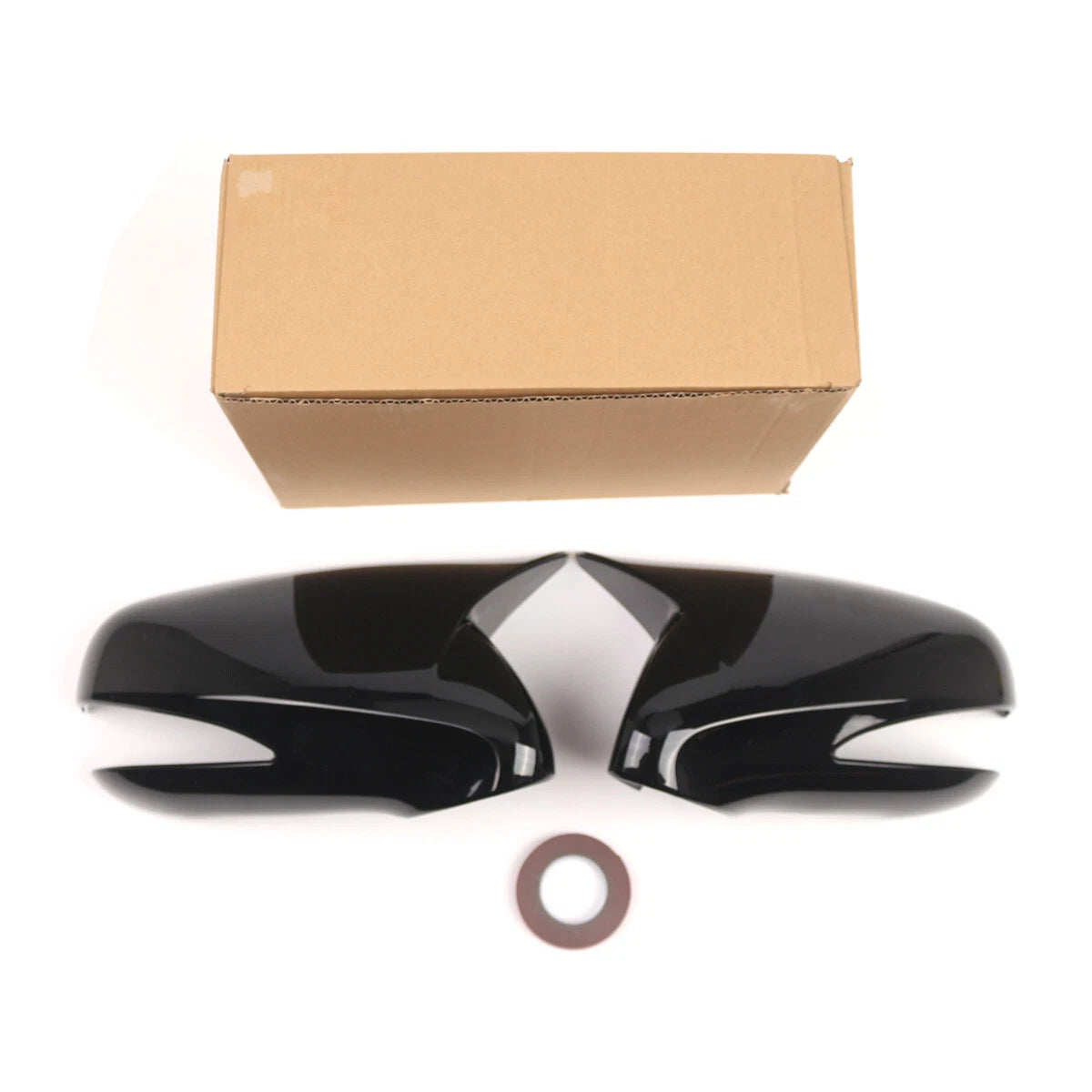 Gloss Black Add-On Rearview Mirror Cover Cap for Lexus IS250 IS350 ES350 (2009–2012)
