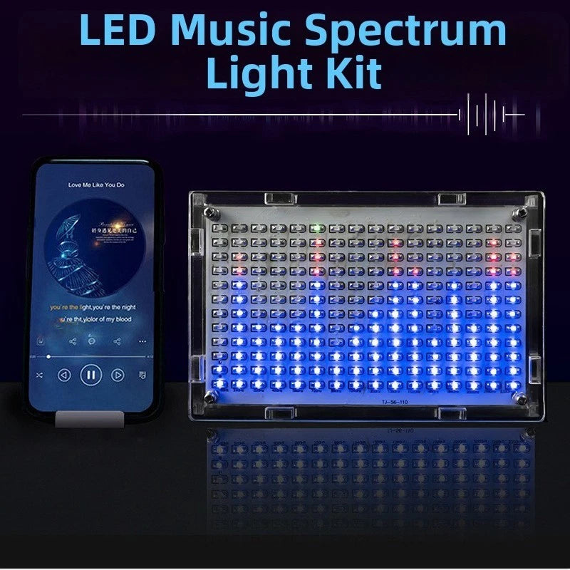 DIY LED Sound Control Music Spectrum Display Kit for Microcontroller 51