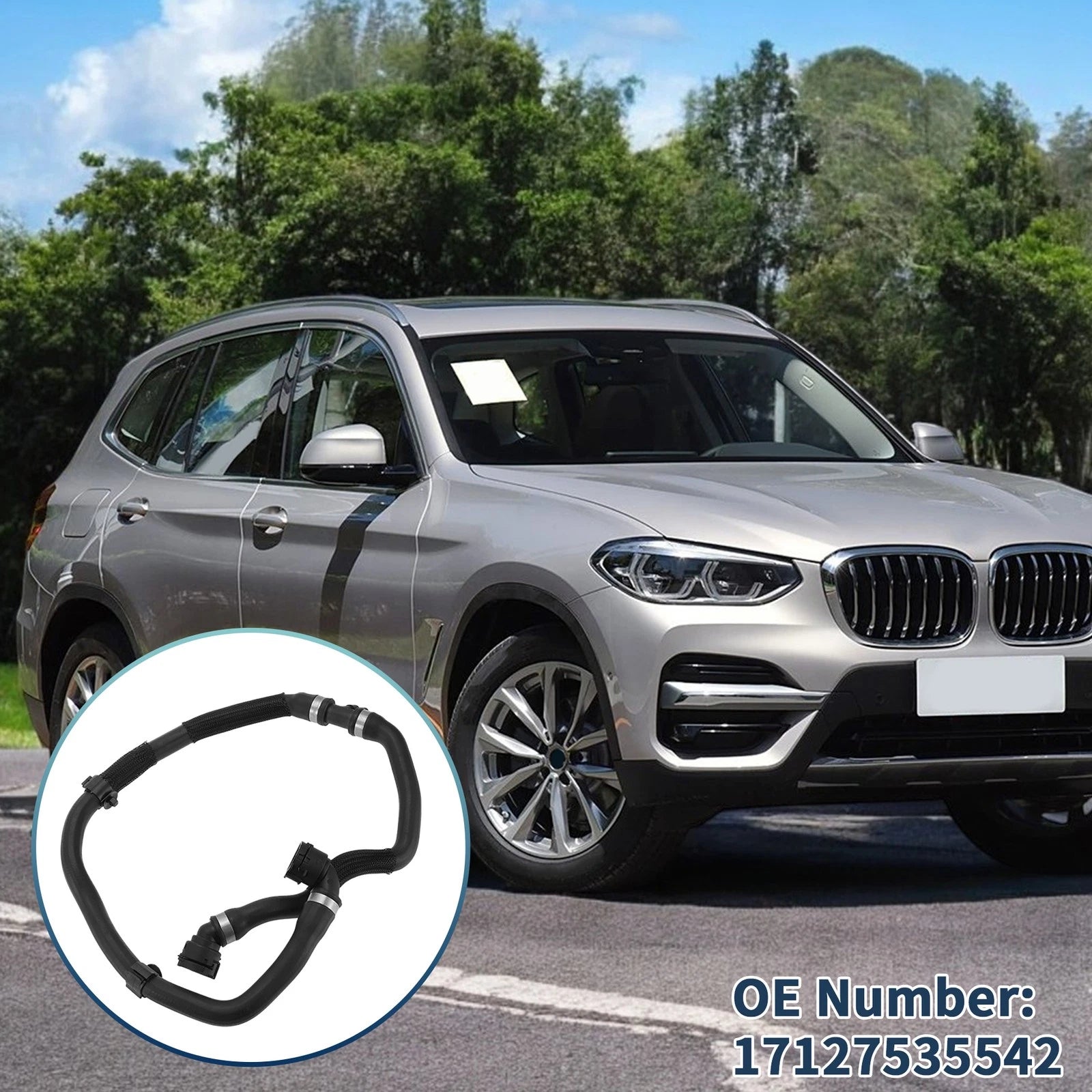 Radiator Hose Replacement for BMW X3 2018–2019 BMW X4 2019 2.0L
