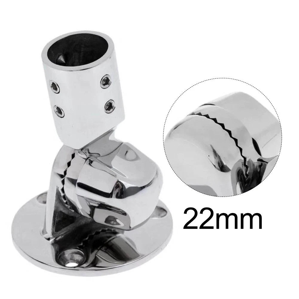 180 Degree Adjustable Marine Antenna Mount for 7/8 Inch Antennas