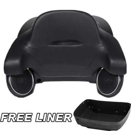 Trunk Backrest Pad Speakers for Harley Touring Street Road Glide (2014–2026)