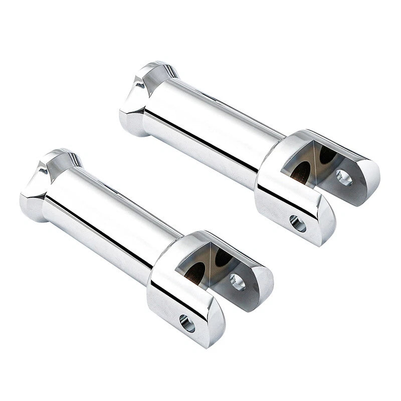 Chrome Rear Passenger Footpegs for Harley Softail (2018–2025)