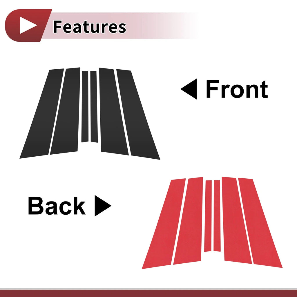 Door Pillar Window Trim Replacement for BMW 1-Series Hatchback (2008–2016)