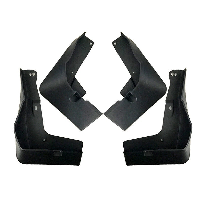 Set of 4 Black Mud Flaps Splash Guards for Toyota RAV4 (2019–2023)